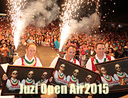 "Die Jungen Zillertaler" Fan-Wochenende mit 16. Open Air-Konzert in Strass/Zillertal vom 14.-16.08.2015 (Foto. Martin Schmitz)